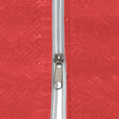 Party Tent Sidewall 2 pcs Red 200 x 195 cm PE and Steel