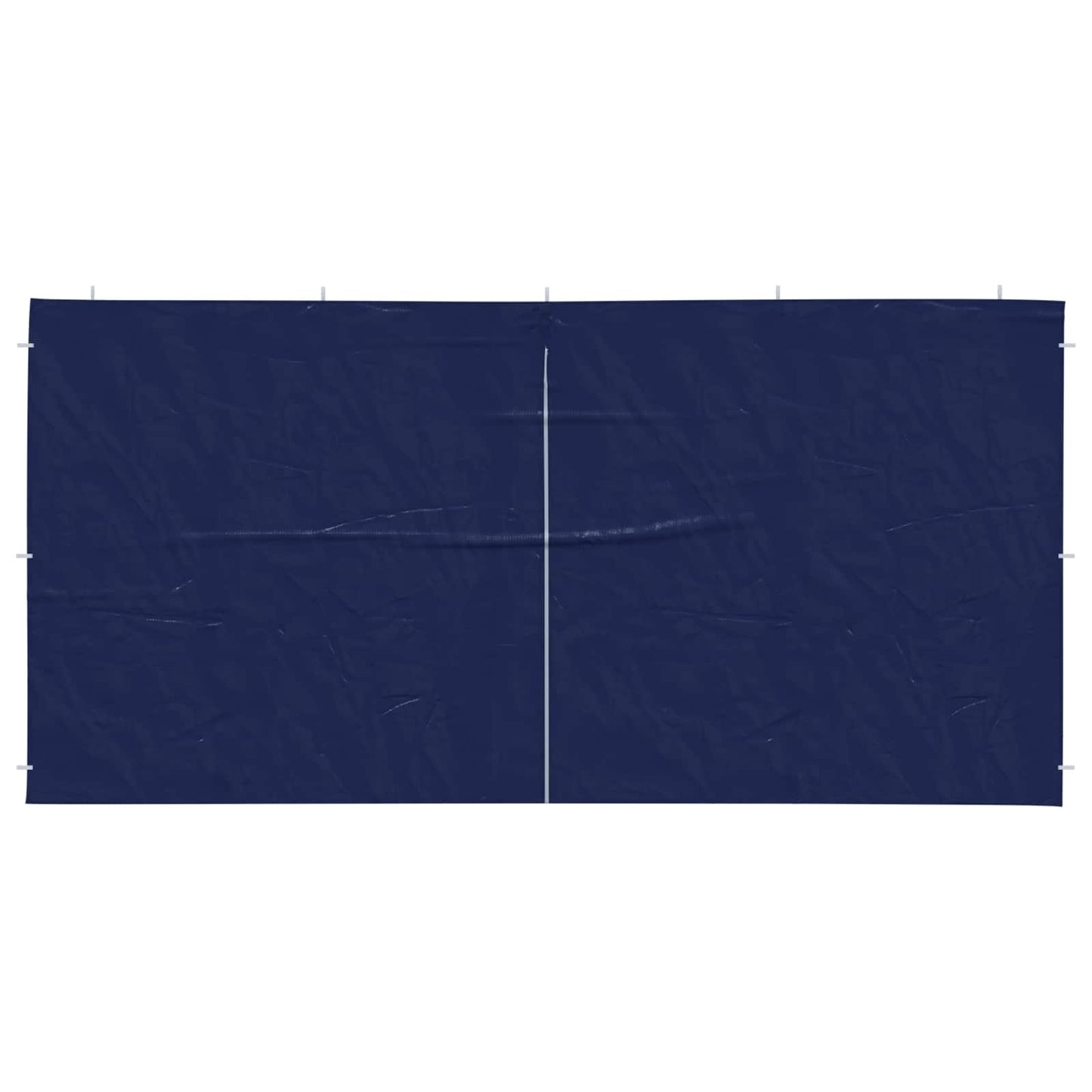 Party Tent Sidewall 2 pcs Blue 400 x 195 cm PE and Steel