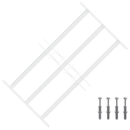 Security Grille for Windows with 3 Crossbars 43-74 cm