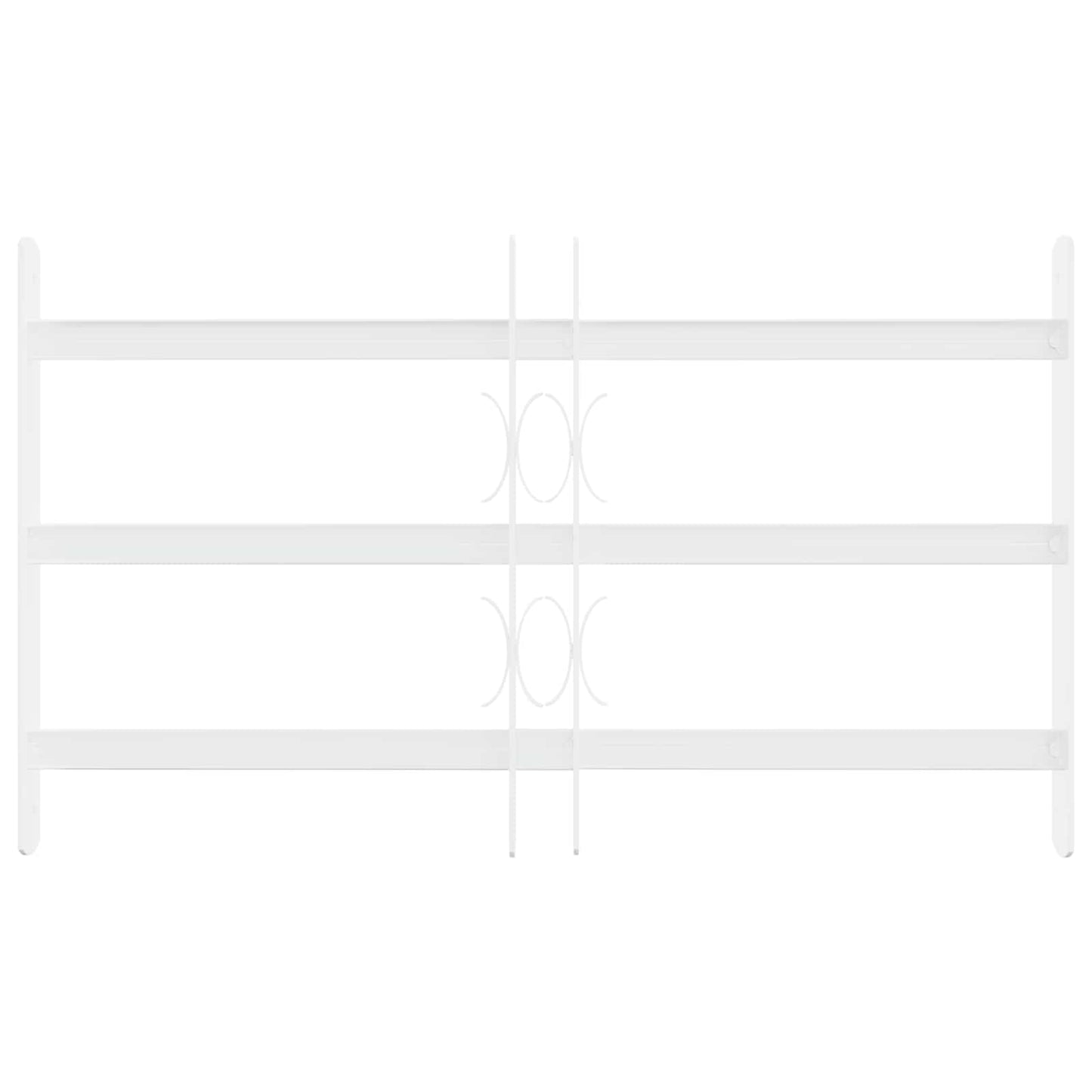 Security Grille for Windows with 3 Crossbars 43-74 cm