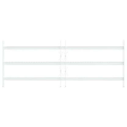 Security Grille for Windows with 3 Crossbars 63-114 cm