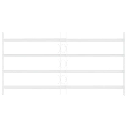 Security Grille for Windows with 4 Crossbars 63-114 cm
