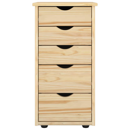 Cabinet Brown 34 x 39 x 61.5 cm Solid Pine Wood