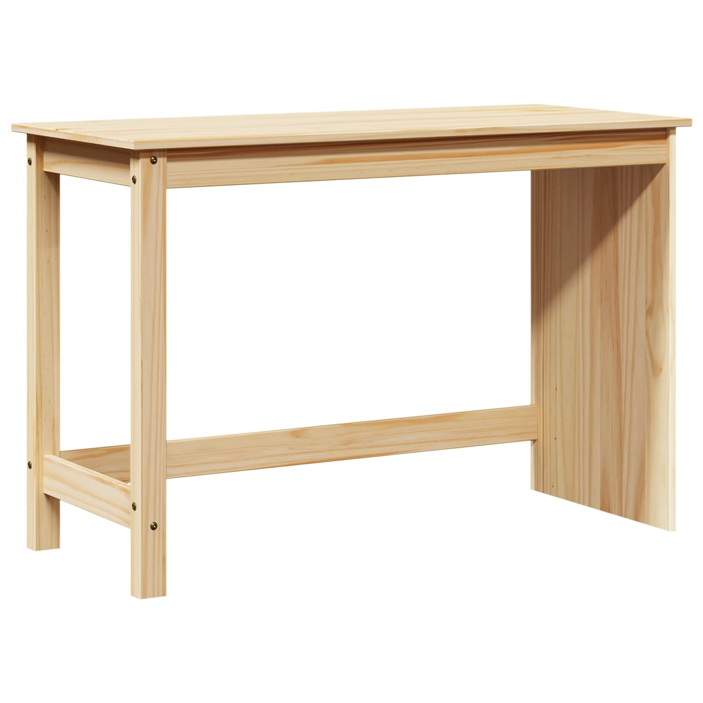 Desk Brown 112 x 50 x 75 cm Solid Pine Wood