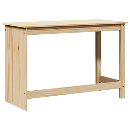 Desk Brown 112 x 50 x 75 cm Solid Pine Wood