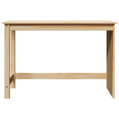 Desk Brown 112 x 50 x 75 cm Solid Pine Wood
