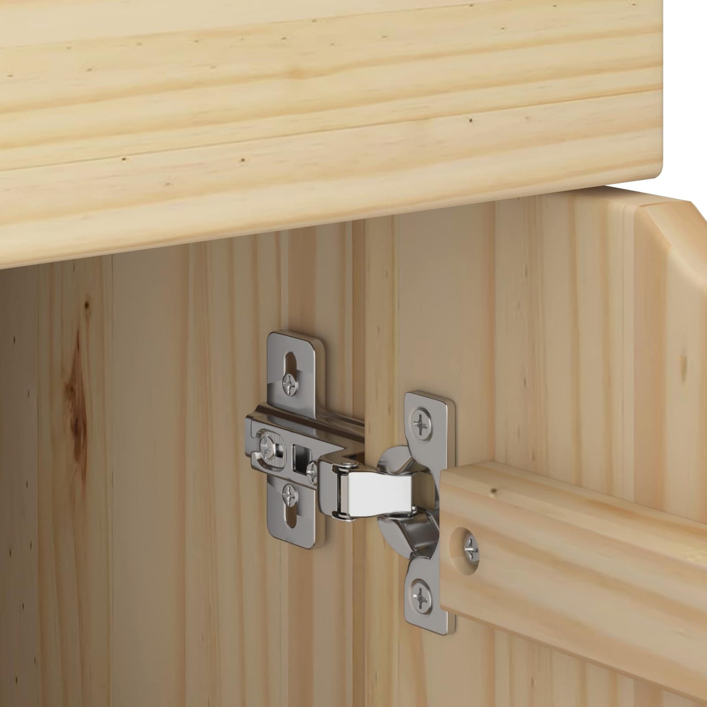 Rolling Cabinet 63.5 x 39 x 65.5 cm Solid Pine Wood Brown