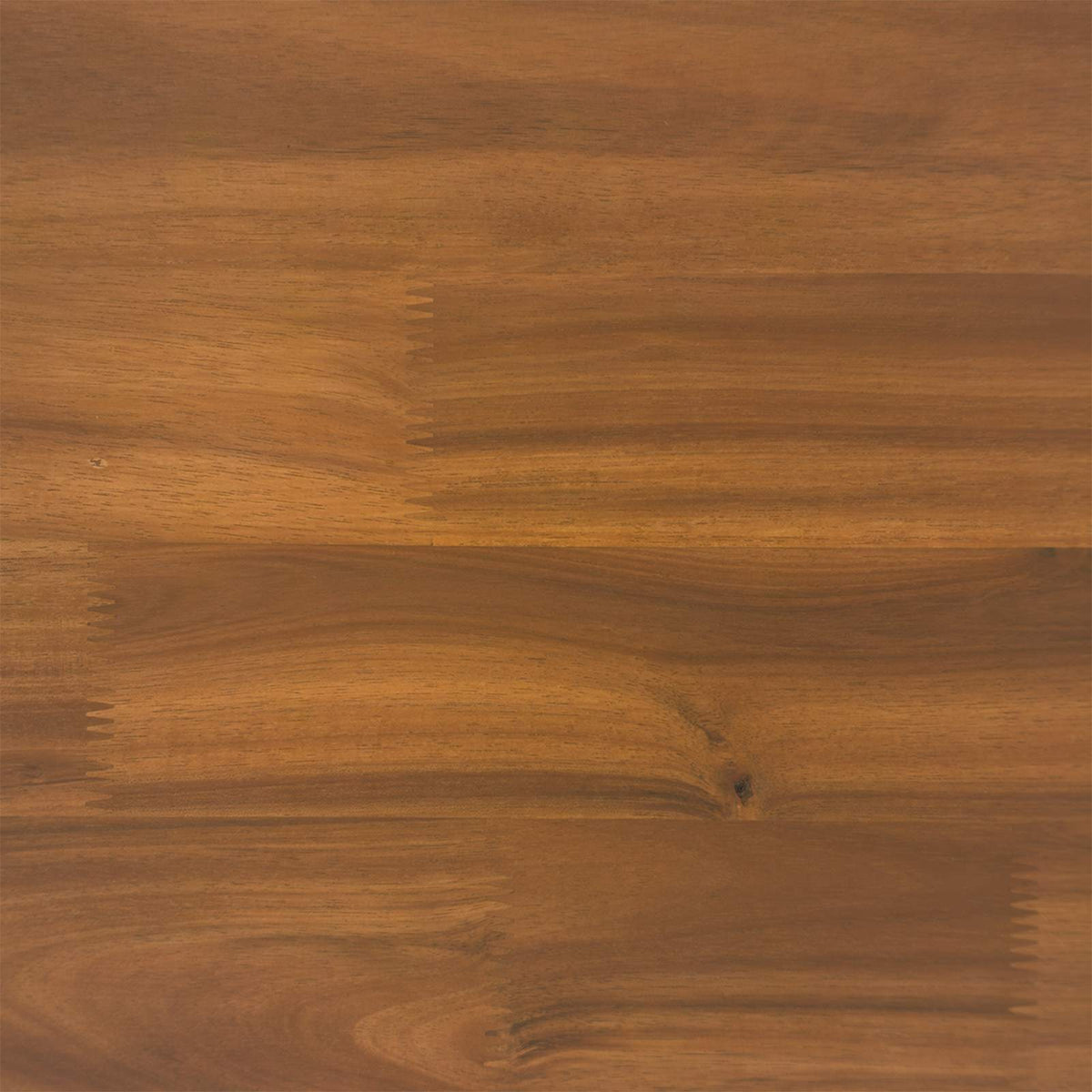 60 x 55 x 75 cm Solid Acacia Wood Natural and White Rectangular