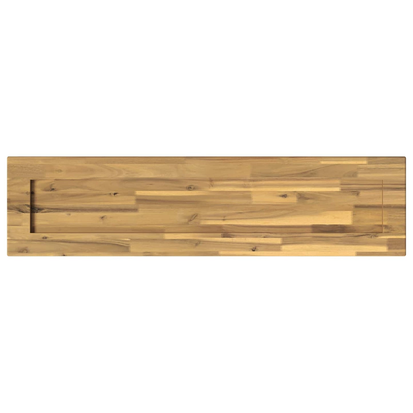 Rectangular Table Top 120 x 20 x 3.5 cm Rectangular White