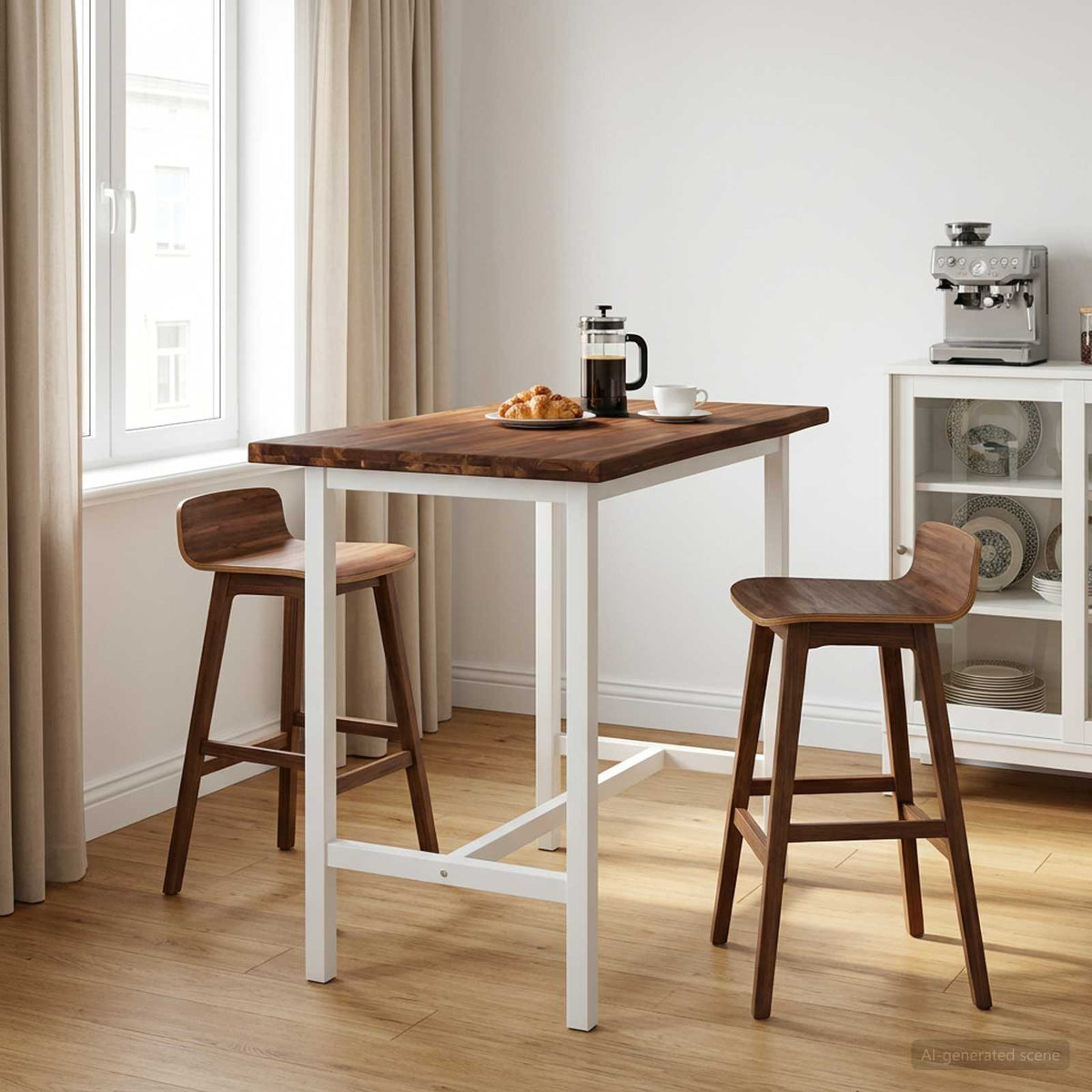 Rectangular Table Top 140 x 40 x 3.5 cm Rectangular Dark Brown