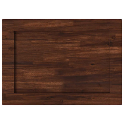 Rectangular Table Top 80 x 50 x 3.5 cm Rectangular Dark Brown