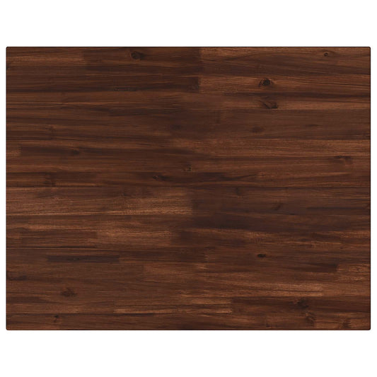 Rectangular Table Top 90 x 70 x 3.5 cm Rectangular Dark Brown