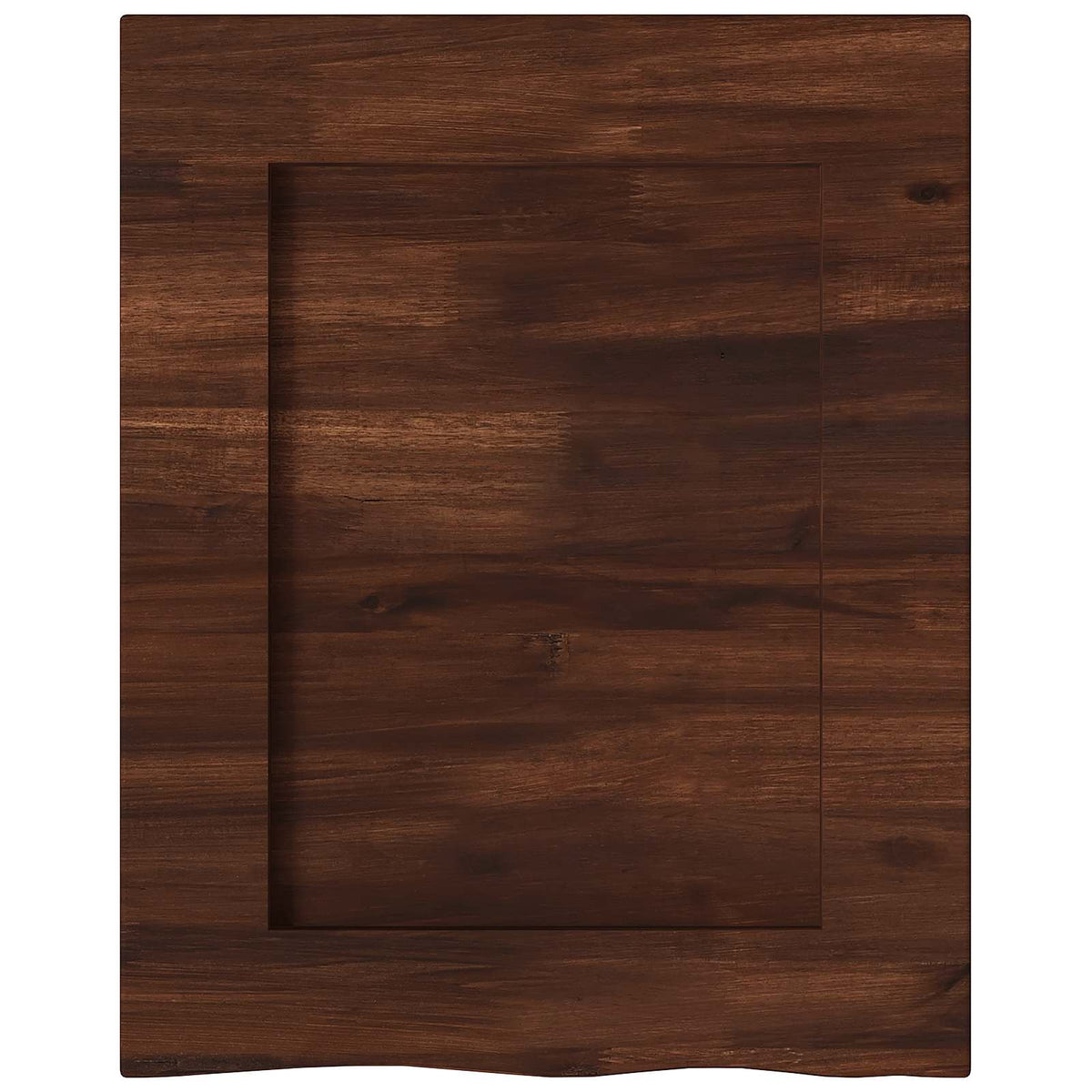 Live Edge Table Top 30 x 30 x 3.5 cm Square Solid Acacia Wood