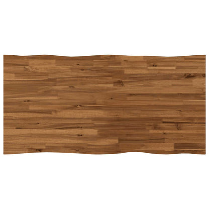 Live Edge Table Top 100 x 60 x 3.5 cm Rectangular Natural