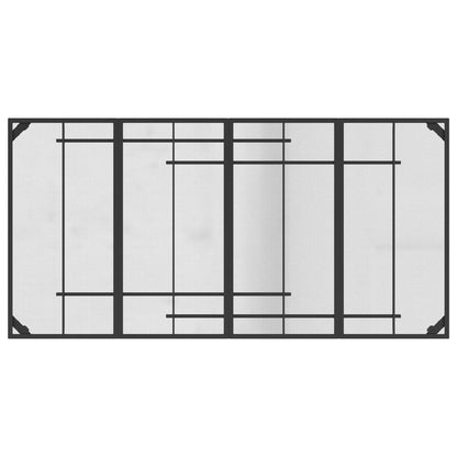 Dining Set 9 pcs Anthracite Steel