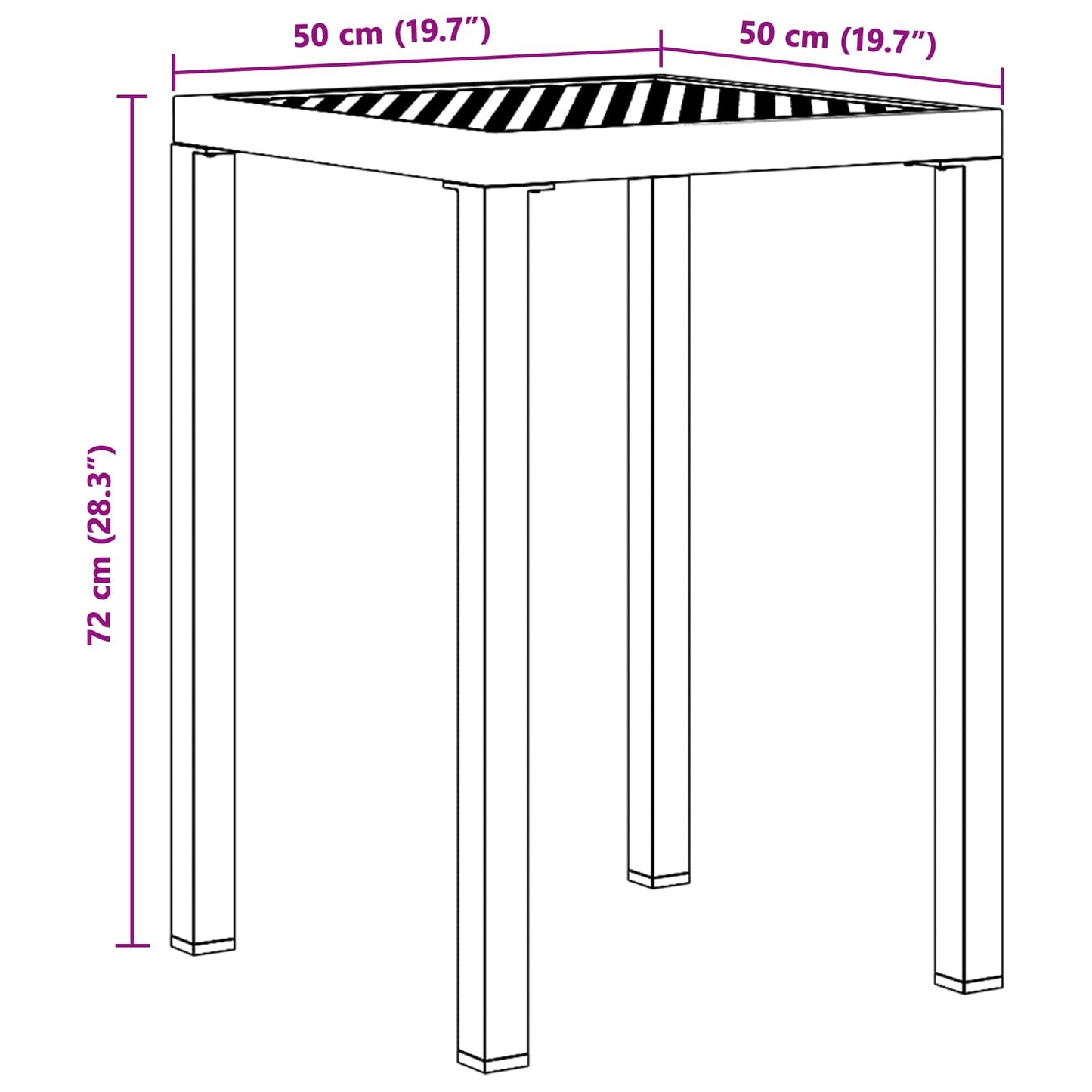 Outdoor Furniture Set 3 pcs Anthracite Steel