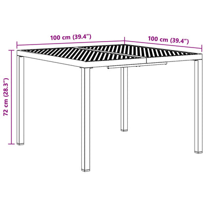 Outdoor Furniture Set 3 pcs Anthracite Steel