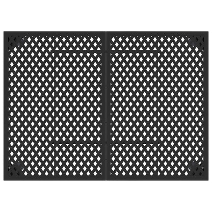 Outdoor Furniture Set 5 pcs Anthracite Steel
