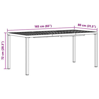 Outdoor Furniture Set 5 pcs Anthracite Steel