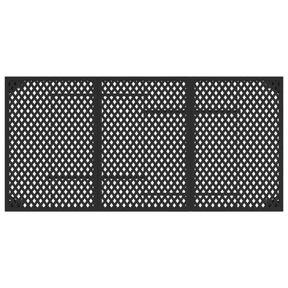 Outdoor Furniture Set 5 pcs Anthracite Steel
