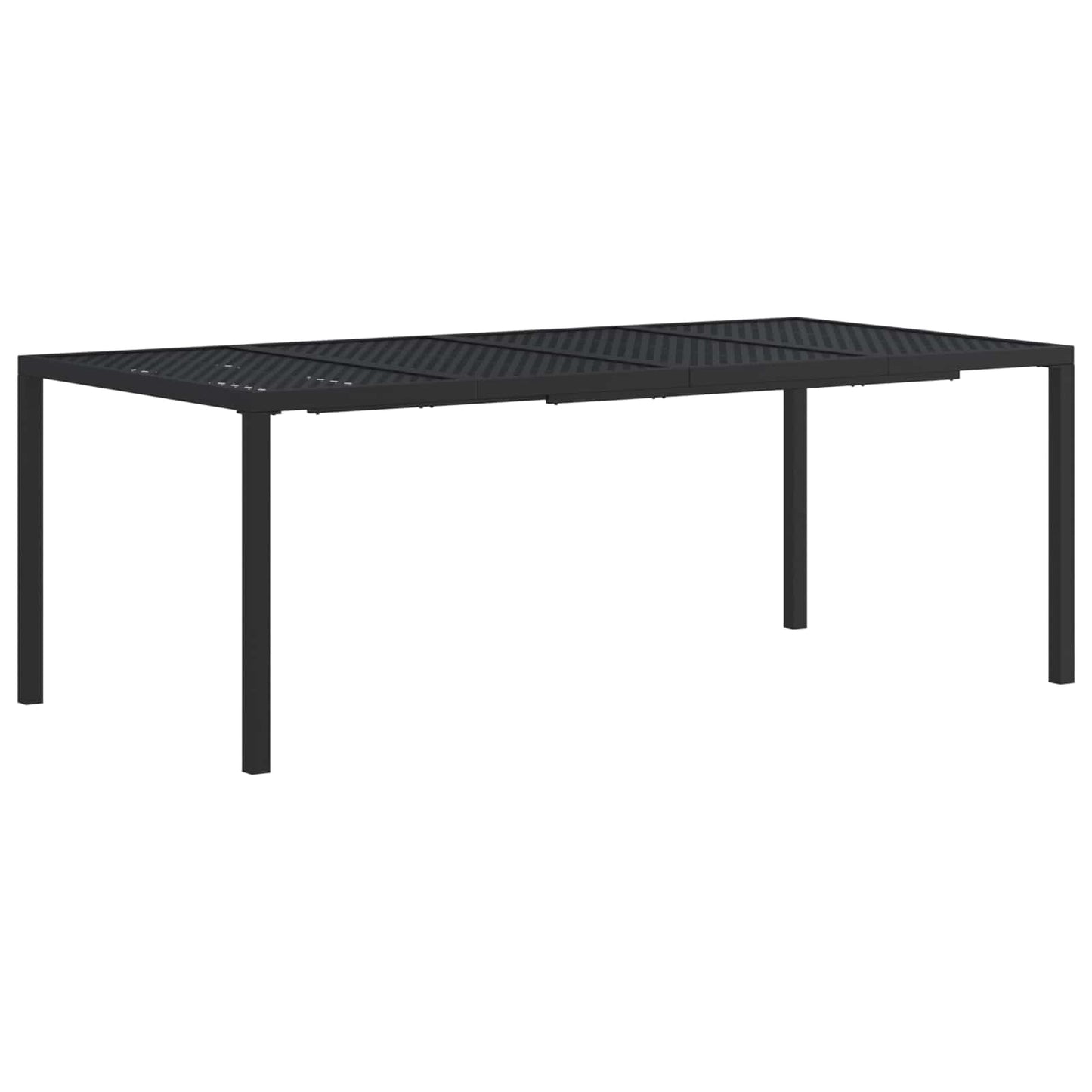 Outdoor Furniture Set 7 pcs Anthracite Steel