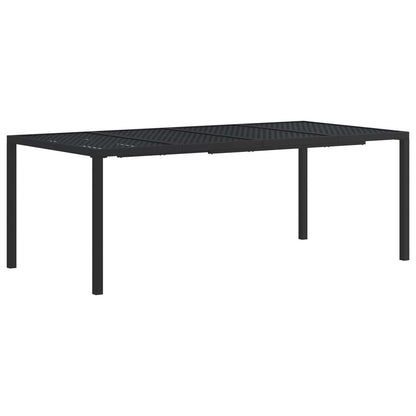 Outdoor Furniture Set 9 pcs Anthracite Steel