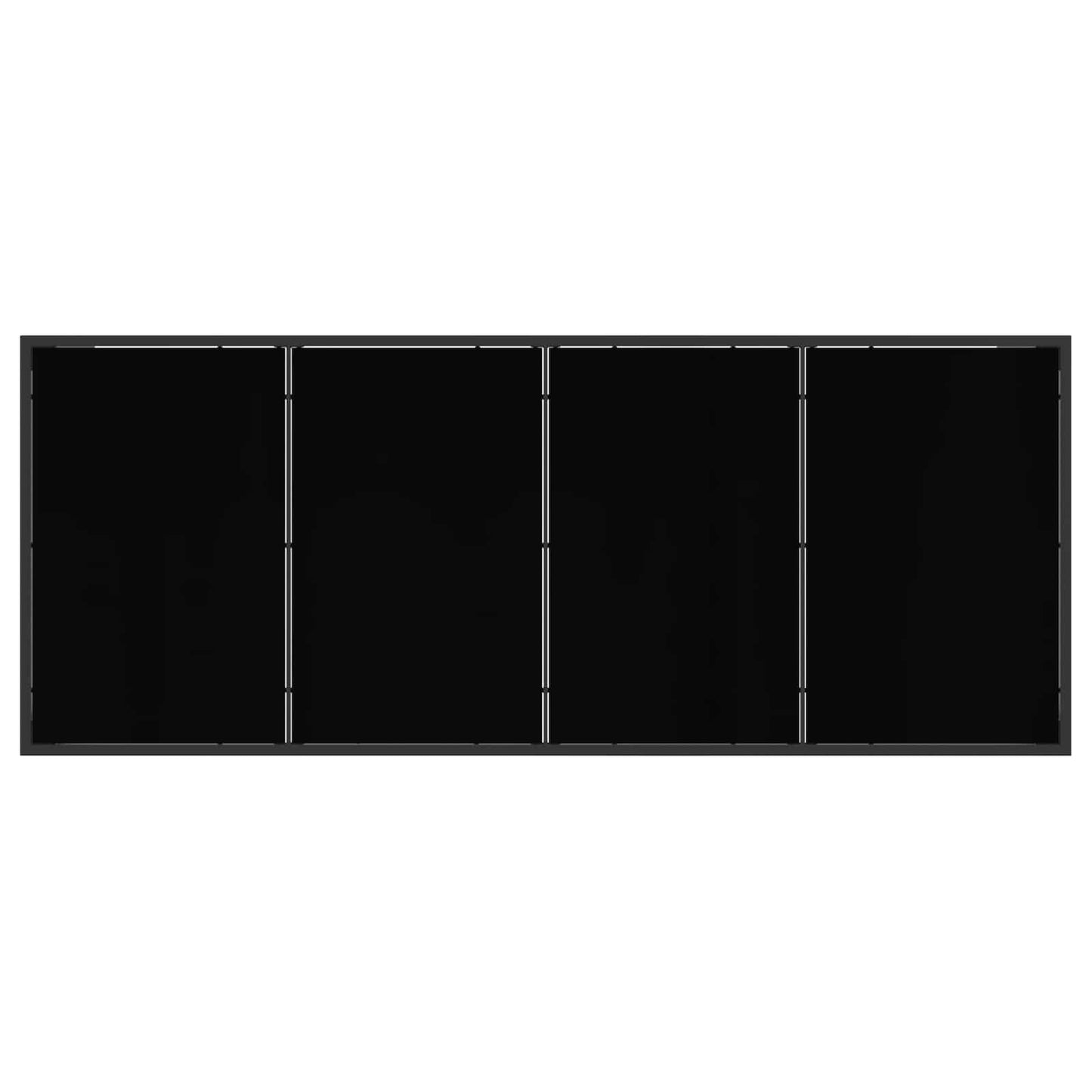 Outdoor Furniture Set 9 pcs Black and Anthracite Textilene
