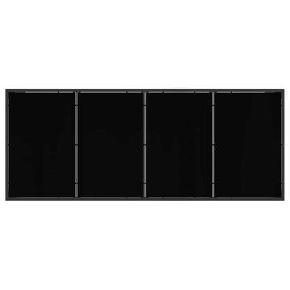 Outdoor Furniture Set 9 pcs Black and Anthracite Textilene