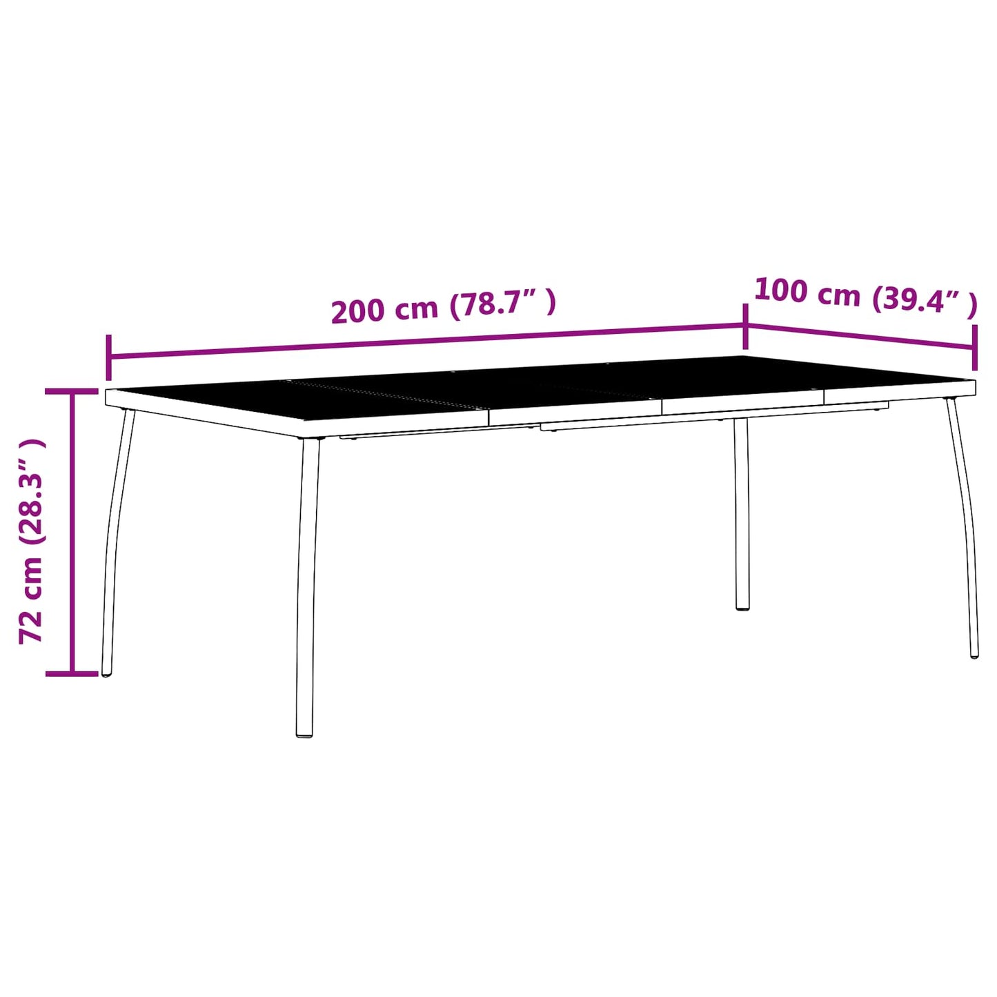 Outdoor Furniture Set Folding 9 pcs Anthracite Iron and Steel