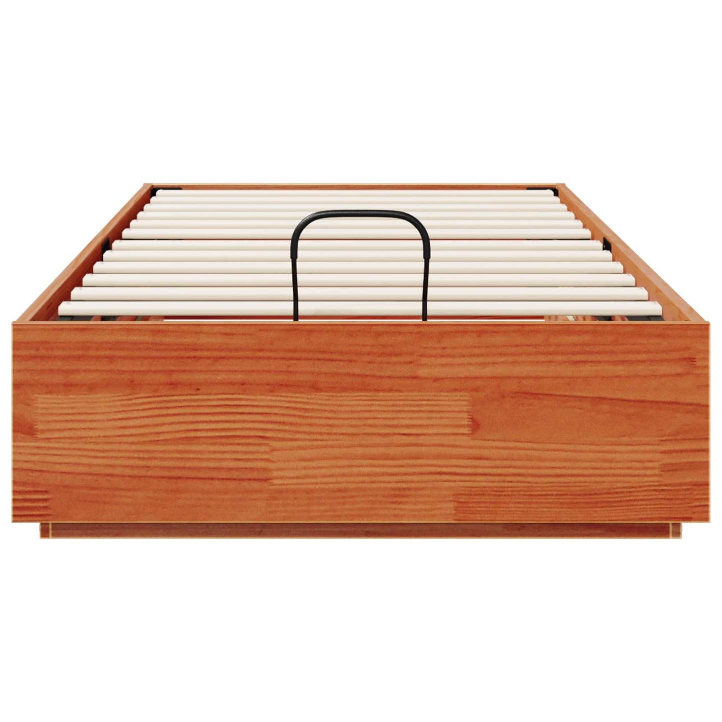 Ottoman Bed Frame Wax Brown 80 x 200 cm Solid Pine Wood