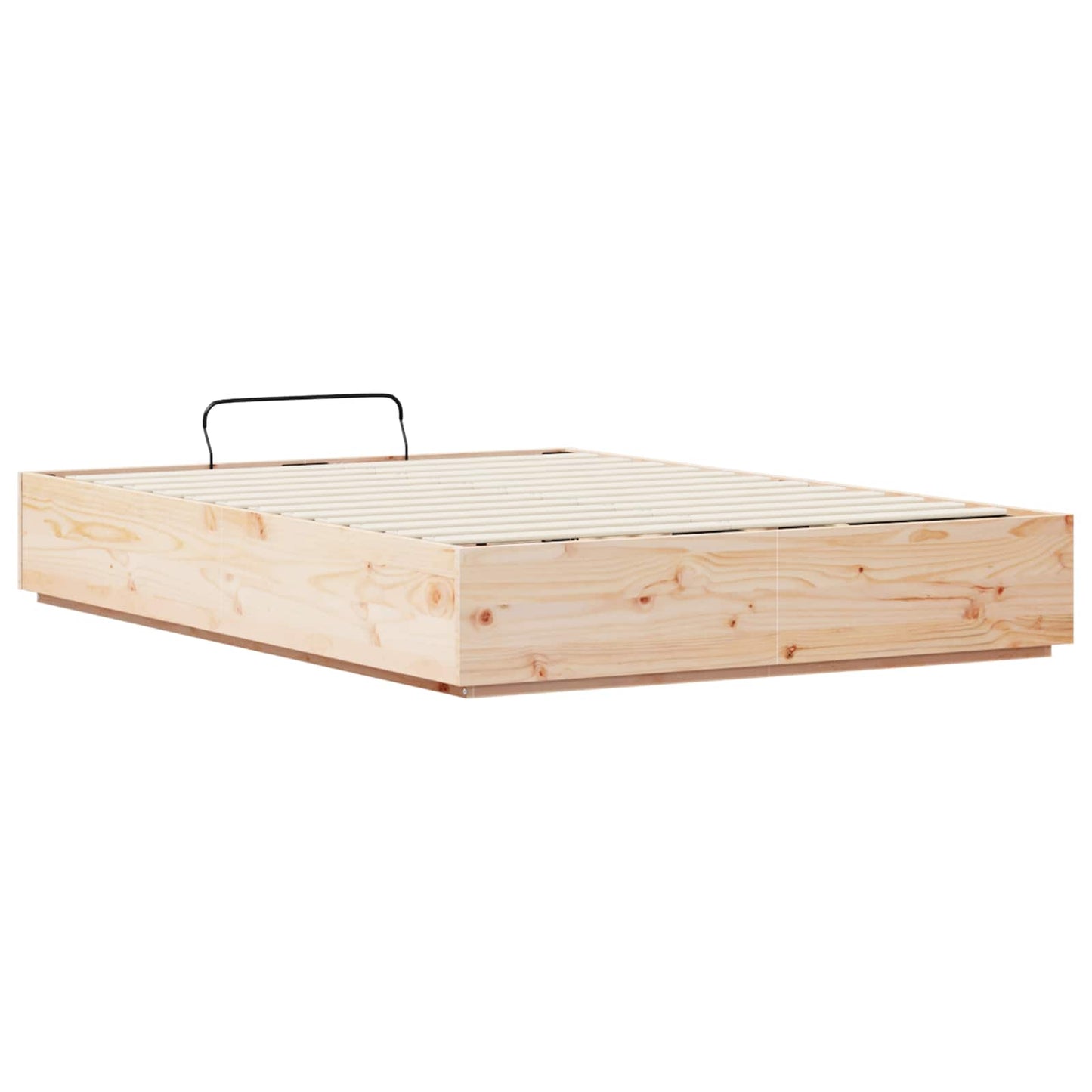 Ottoman Bed Frame Natural 120 x 200 cm Solid Pine Wood