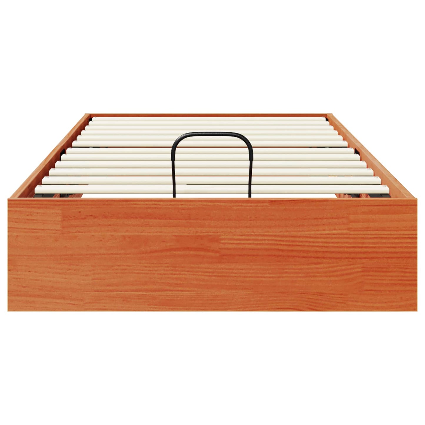 Ottoman Bed Frame with Storage Wax Brown 75 x 190 cm
