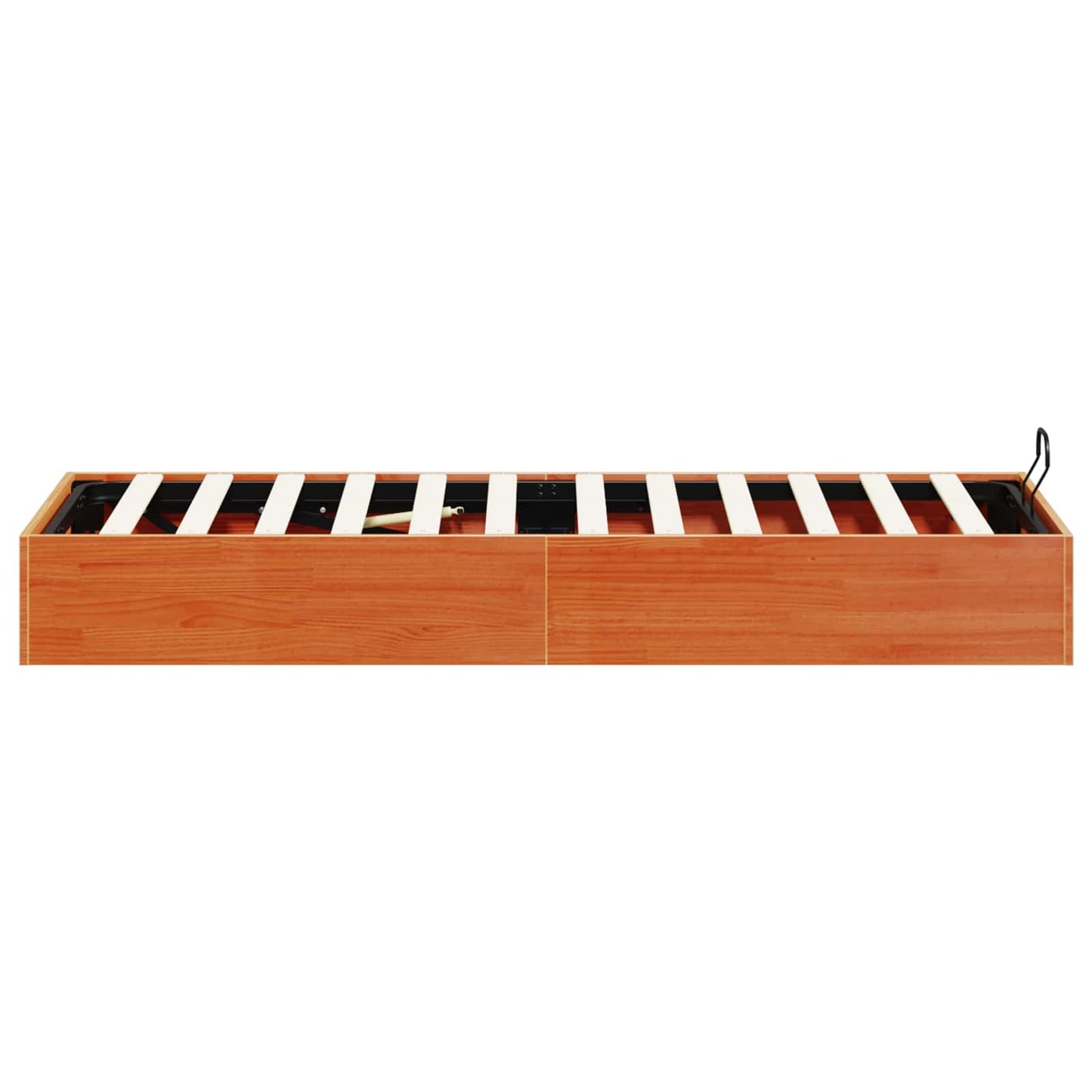 Ottoman Bed Frame with Storage Wax Brown 90 x 190 cm