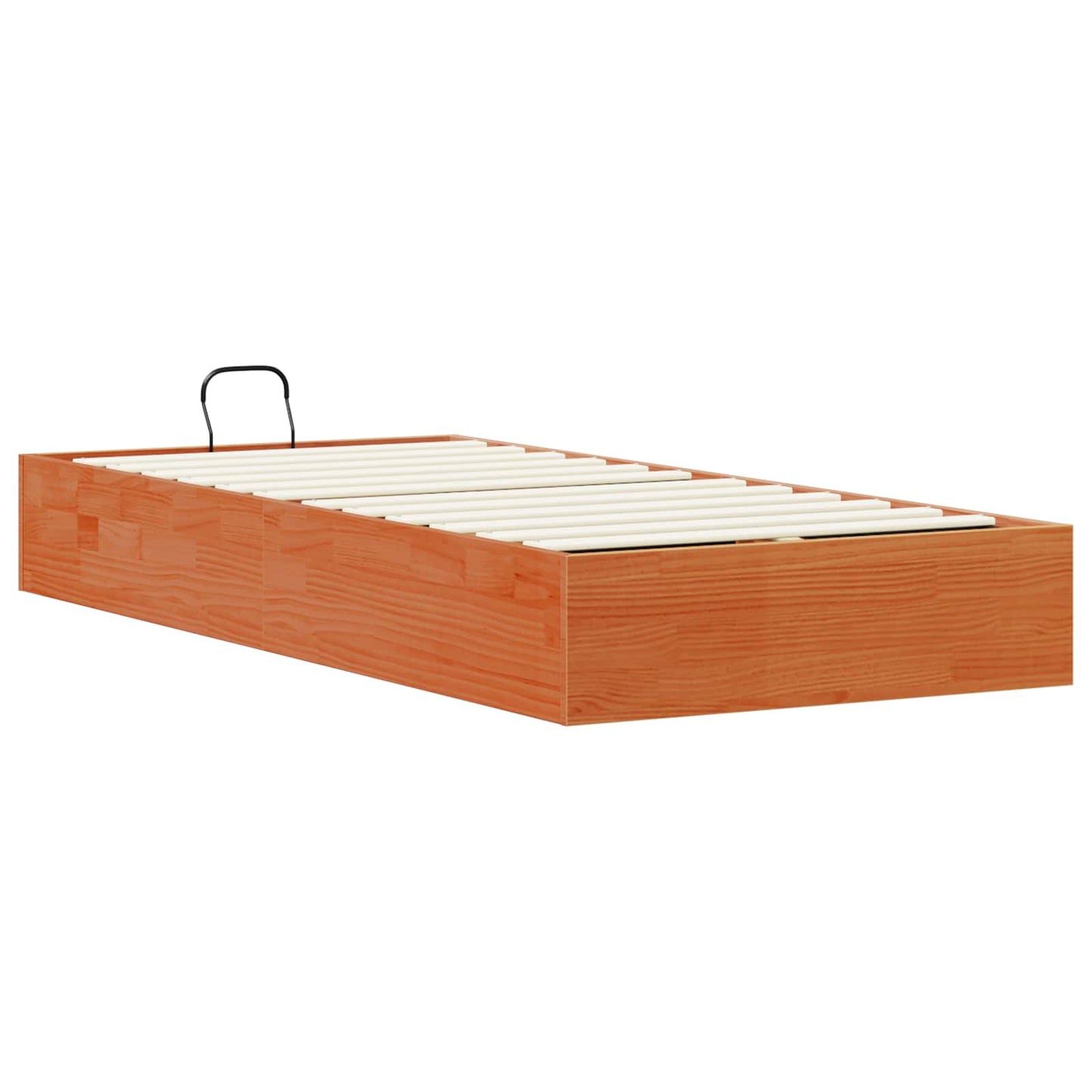Ottoman Bed Frame with Storage Wax Brown 80 x 200 cm