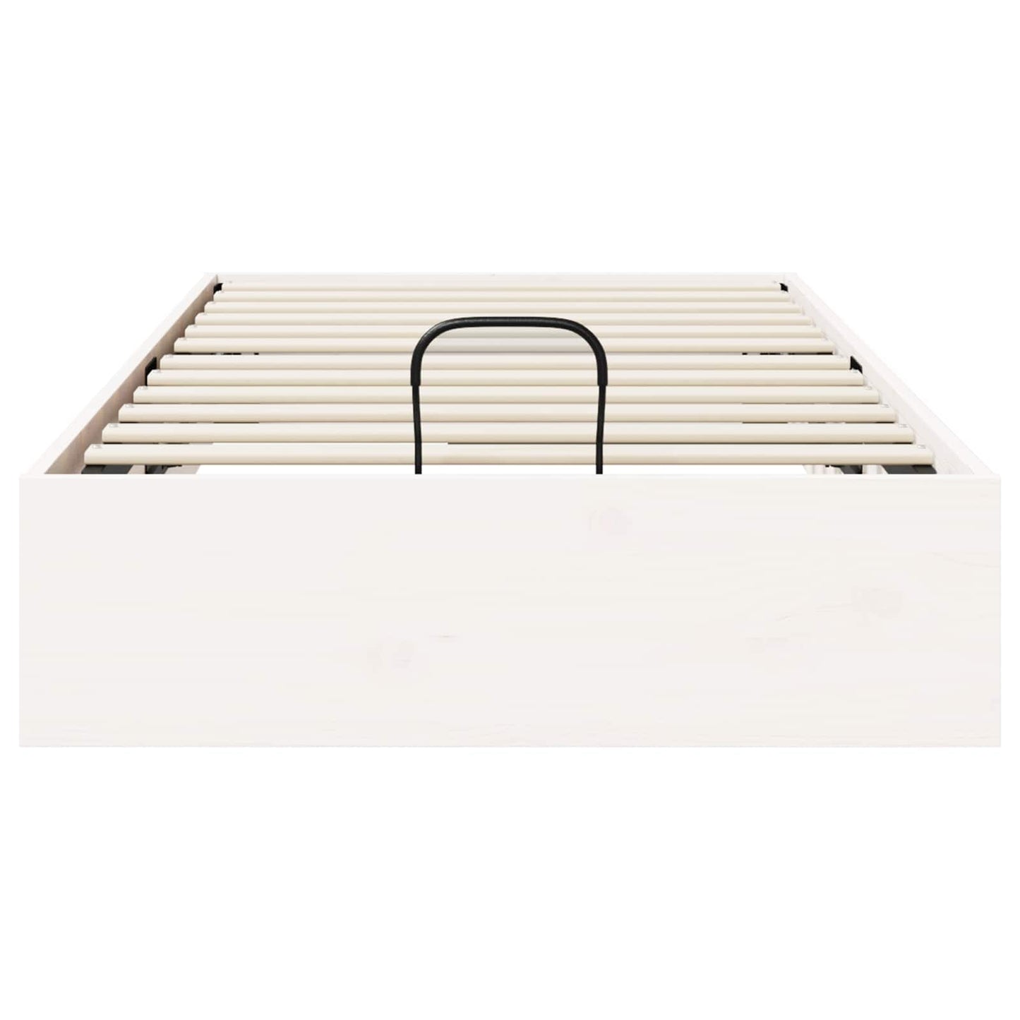 Ottoman Bed Frame with Storage White 100 x 200 cm