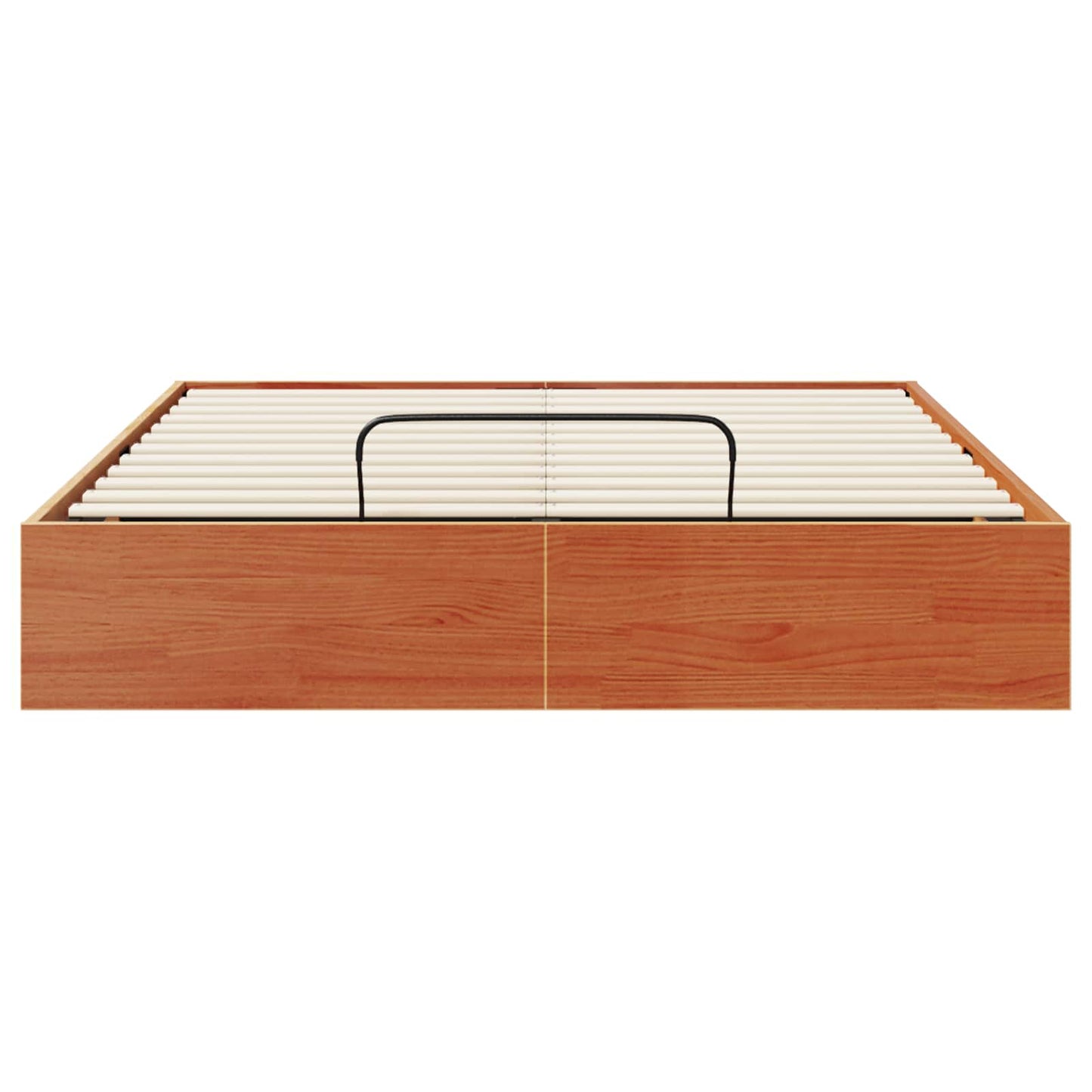 Ottoman Bed Frame with Storage Wax Brown 135 x 190 cm
