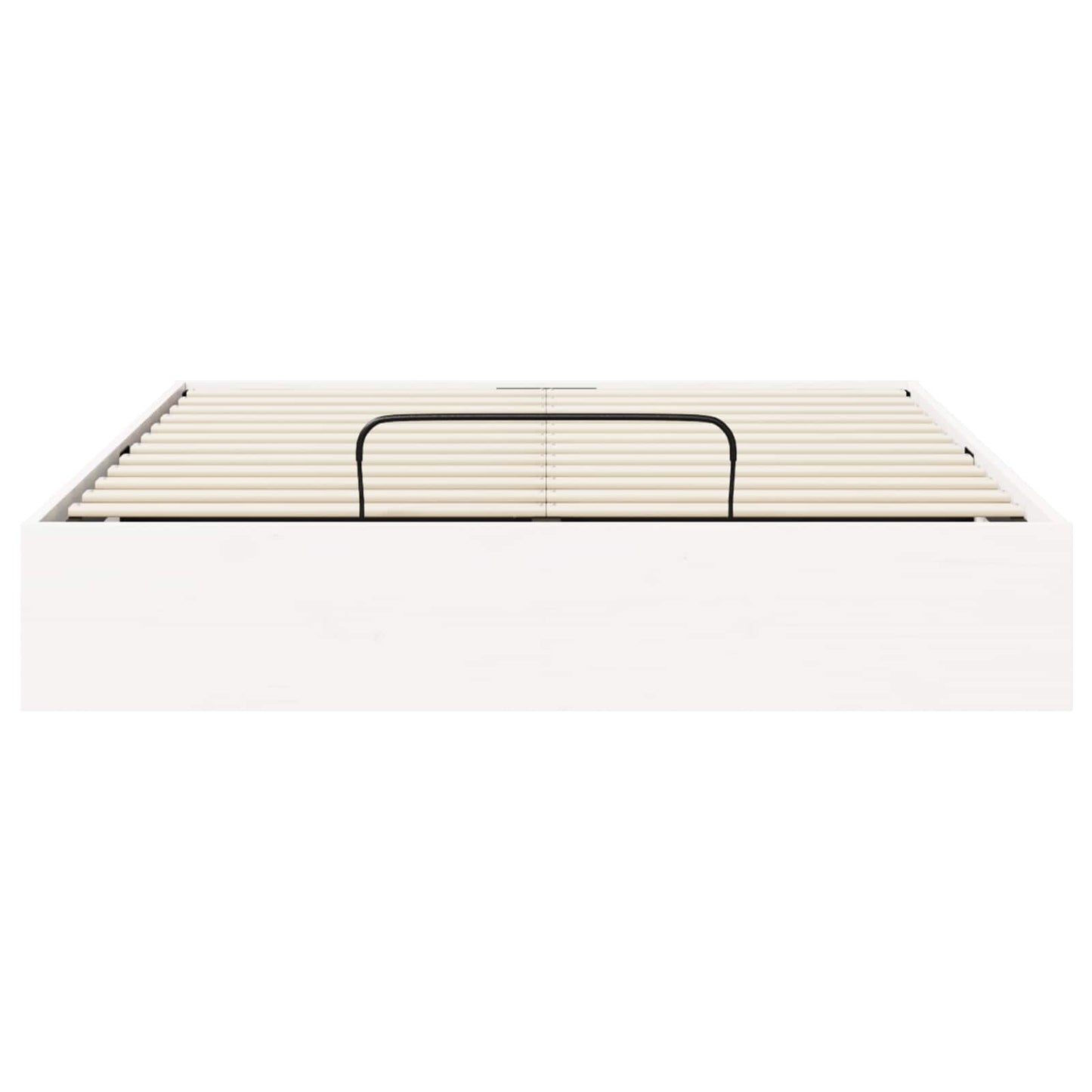 Ottoman Bed Frame with Storage White 150 x 200 cm
