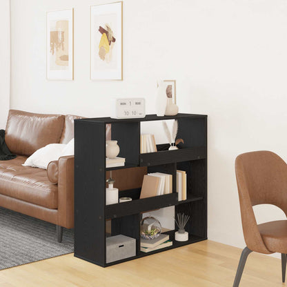 Book Shelf Black Oak 100 x 33 x 94.5 cm Engineered Wood