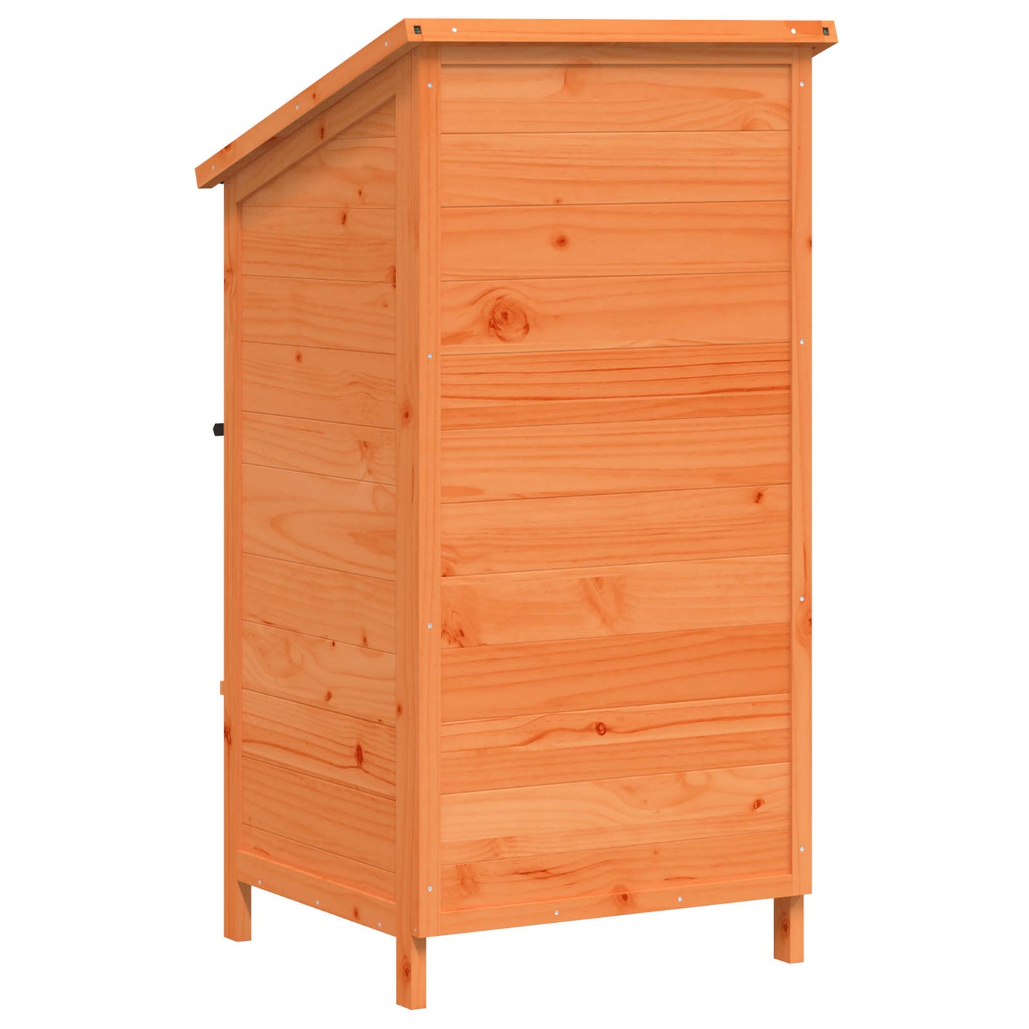 Garden Shed with Roof Brown 59 x 56 x 113.5 cm Solid Fir Wood