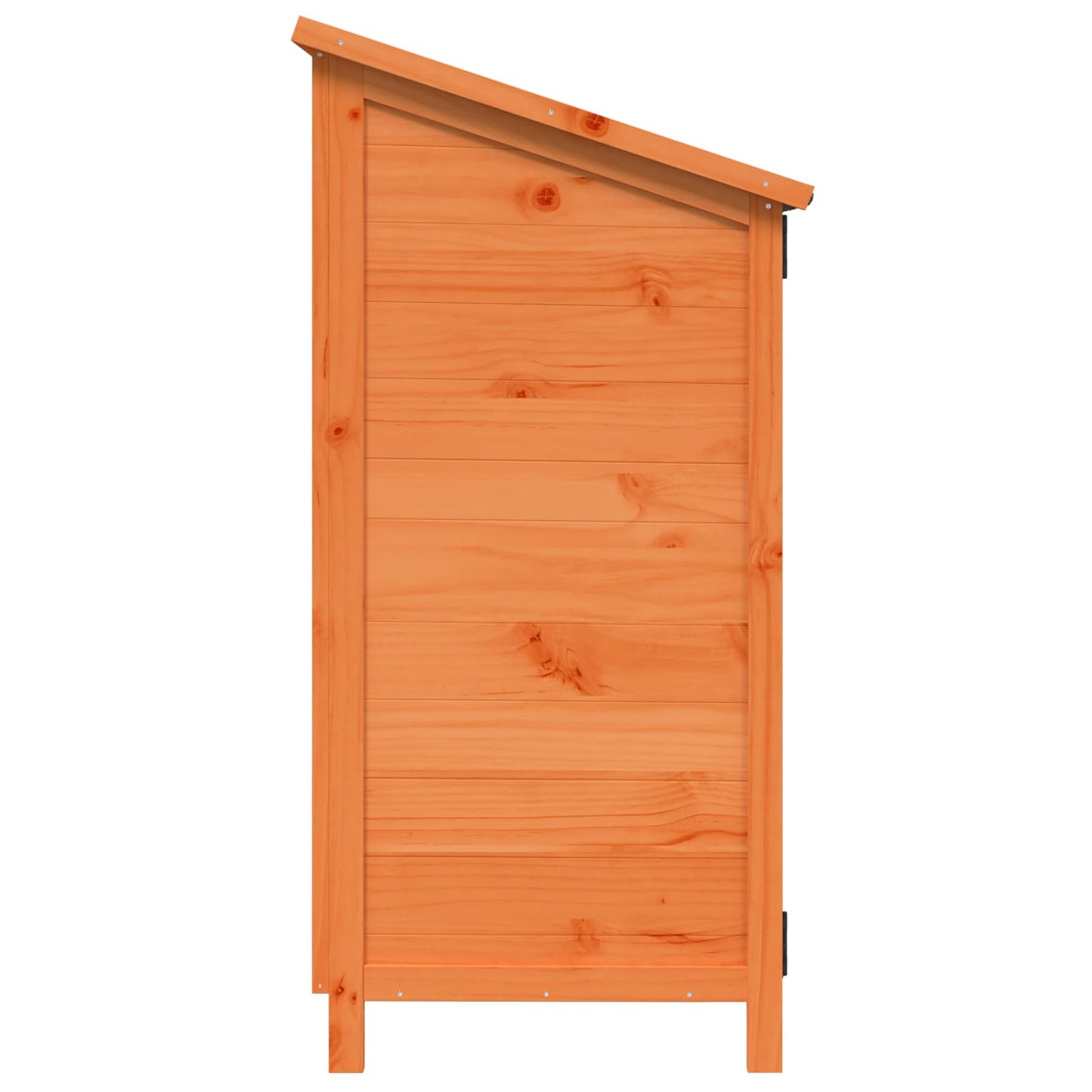 Garden Shed with Roof Brown 59 x 56 x 113.5 cm Solid Fir Wood