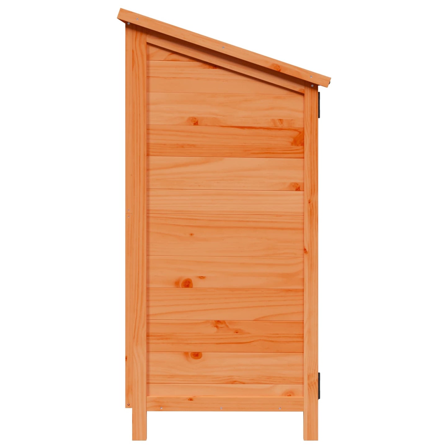 Garden Shed Brown 106.5 x 56 x 113.5 cm Solid Fir Wood