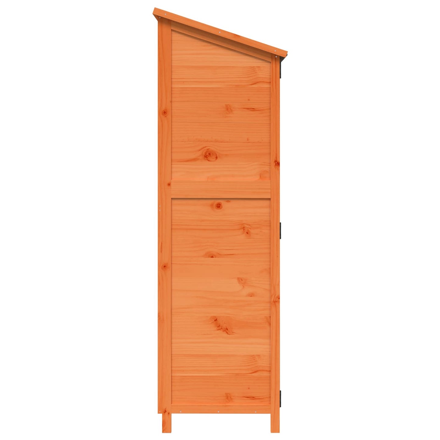 Garden Shed with Roof Brown 59.5 x 56 x 176.5 cm Solid Fir Wood