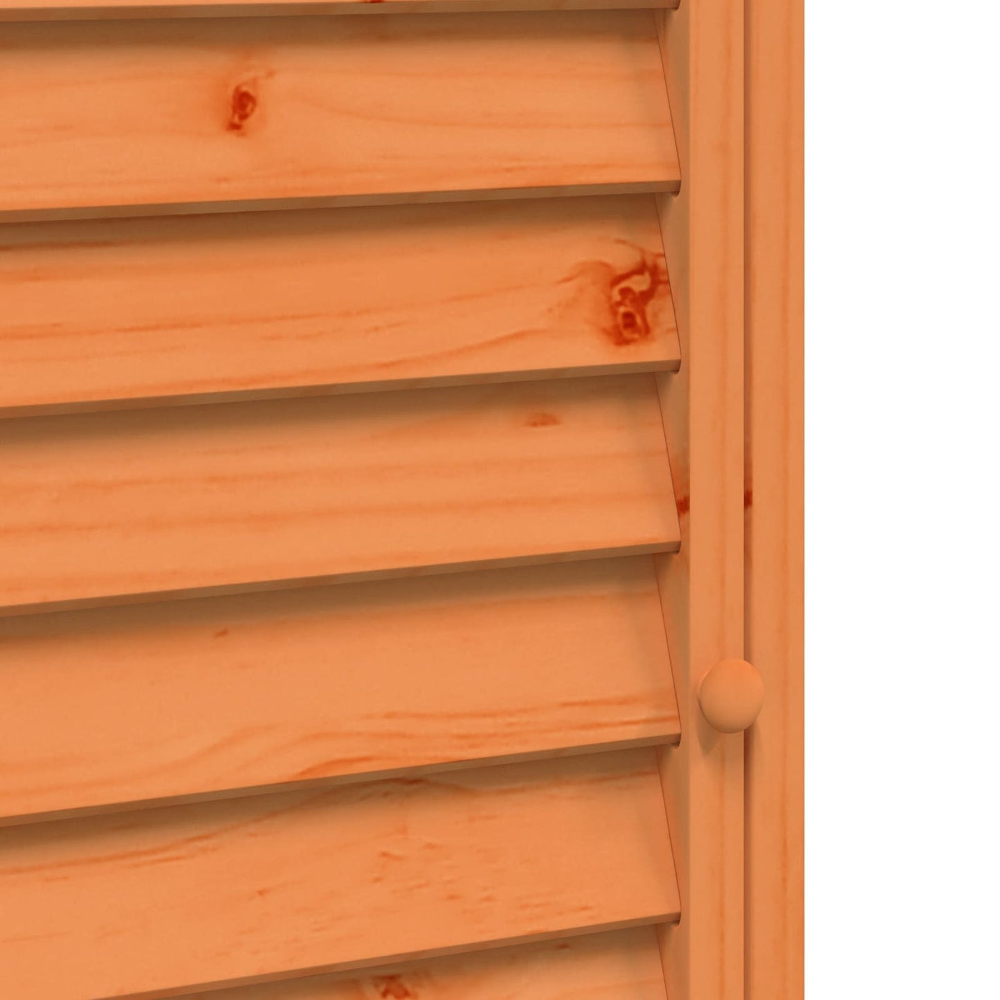 Garden Shed with Roof Brown 59 x 56 x 113.5 cm Solid Fir Wood