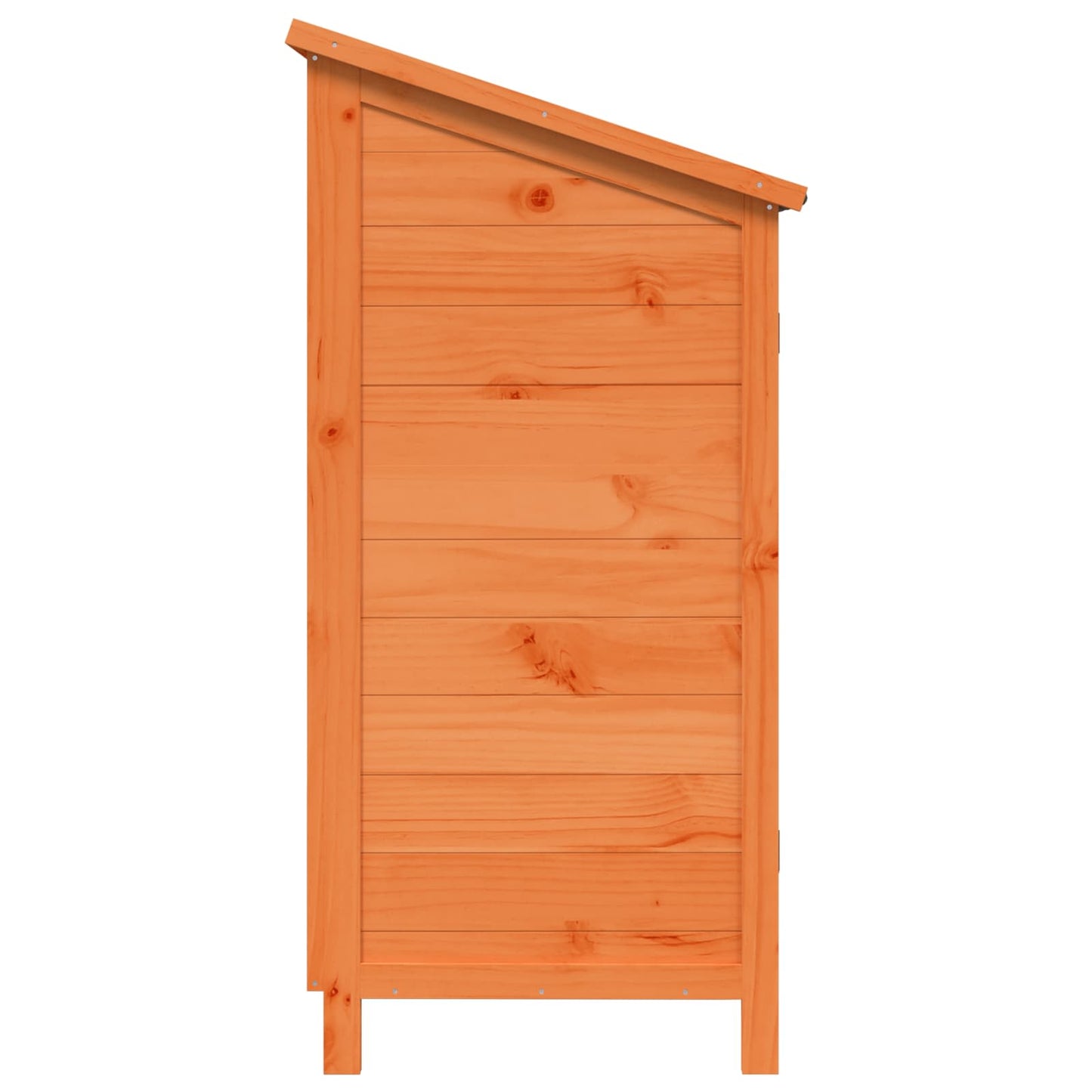 Garden Shed with Roof Brown 59 x 56 x 113.5 cm Solid Fir Wood