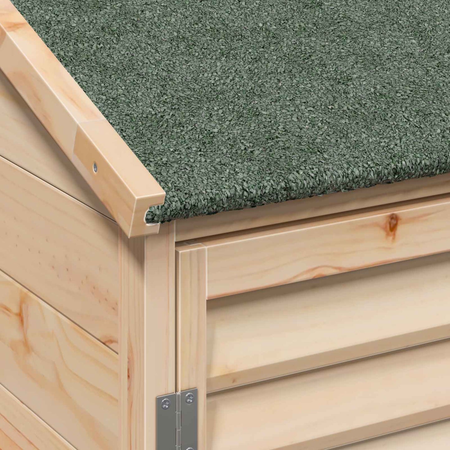 Garden Shed Natural 106 x 56 x 113.5 cm Solid Fir Wood