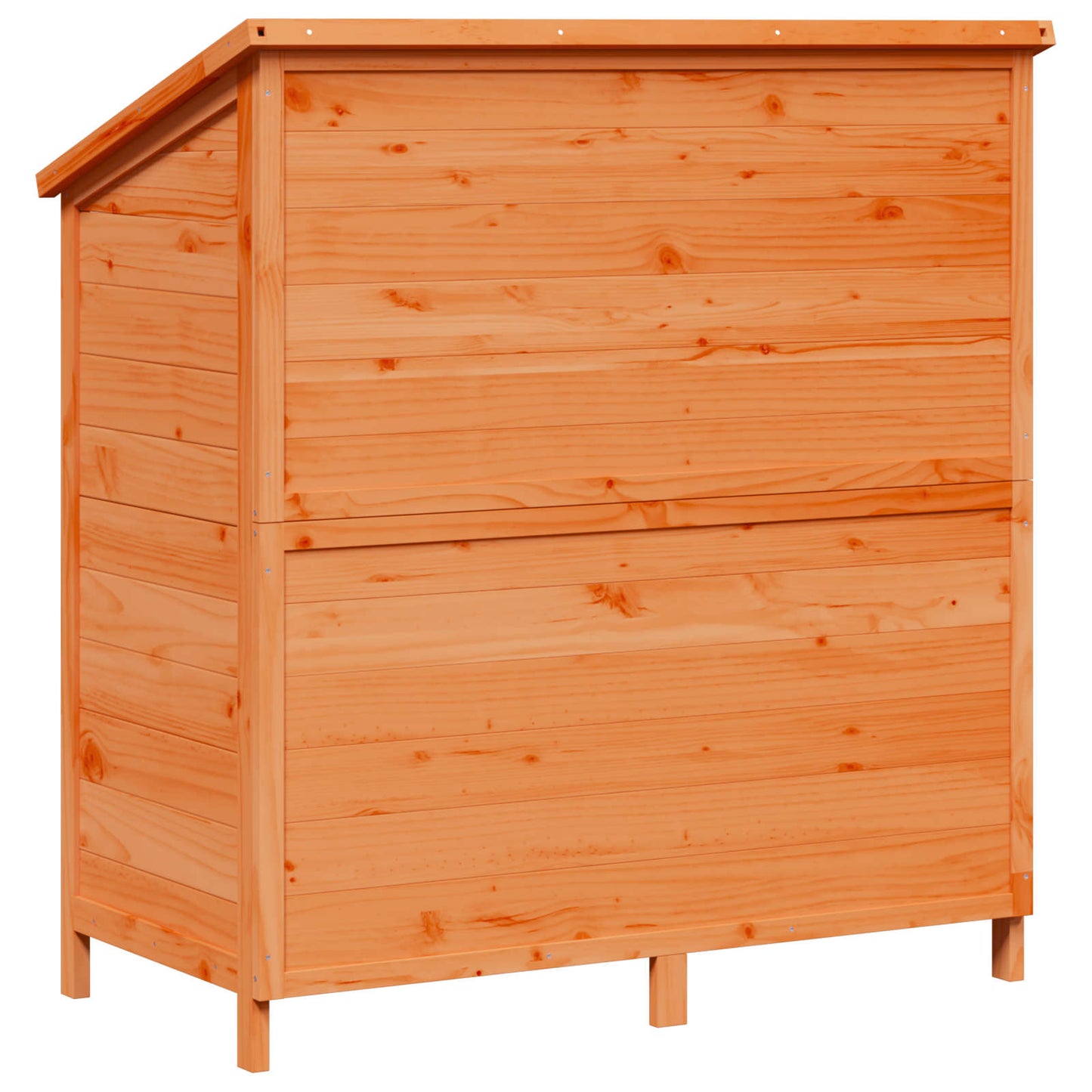 Garden Shed with Roof Brown 106 x 56 x 113.5 cm Solid Fir Wood