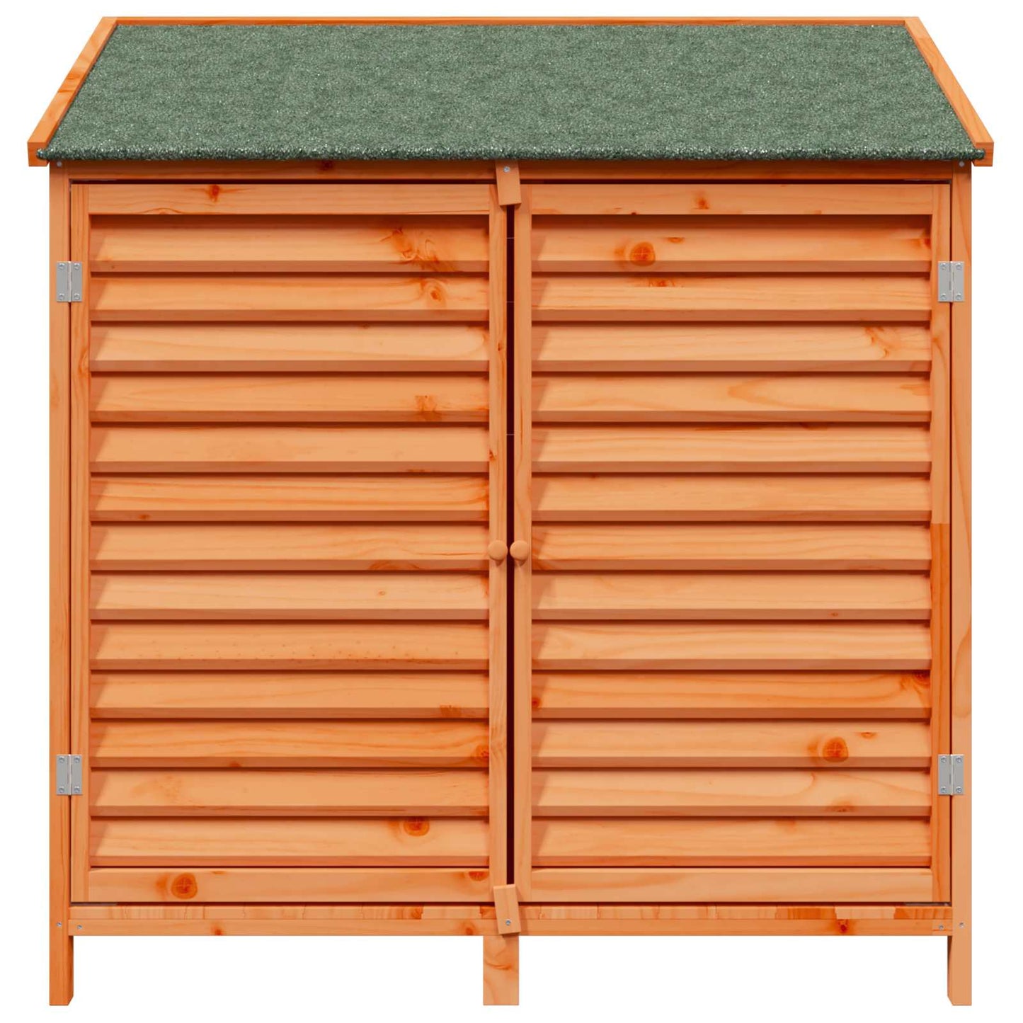 Garden Shed with Roof Brown 106 x 56 x 113.5 cm Solid Fir Wood