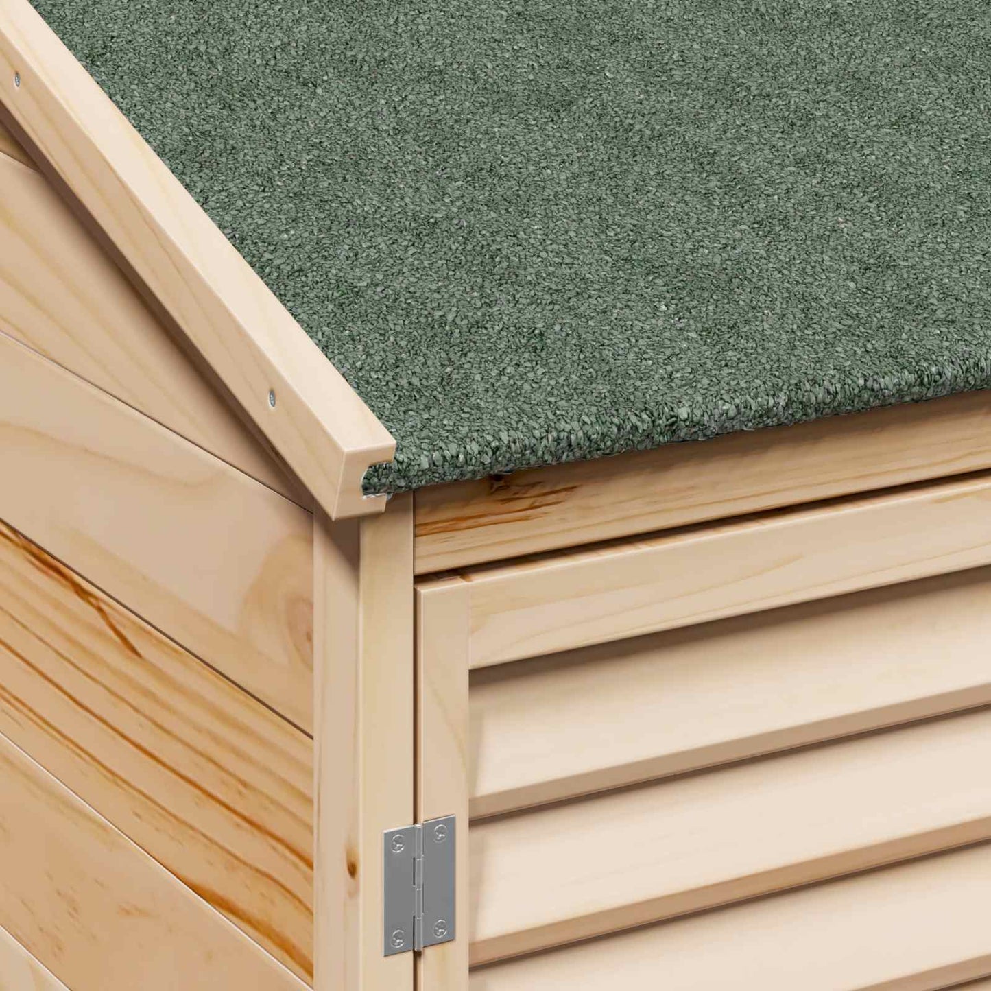 Garden Shed Natural 106 x 56 x 176.5 cm Solid Fir Wood