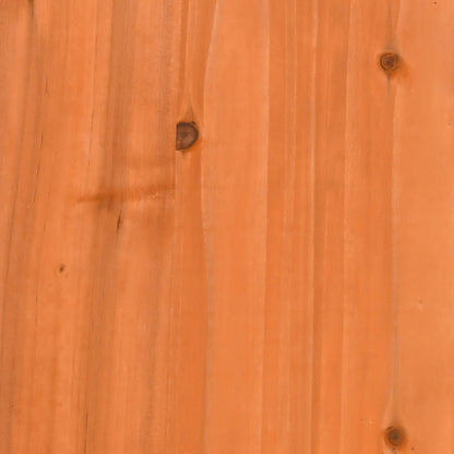 Garden Shed Brown 106 x 56 x 176.5 cm Solid Fir Wood