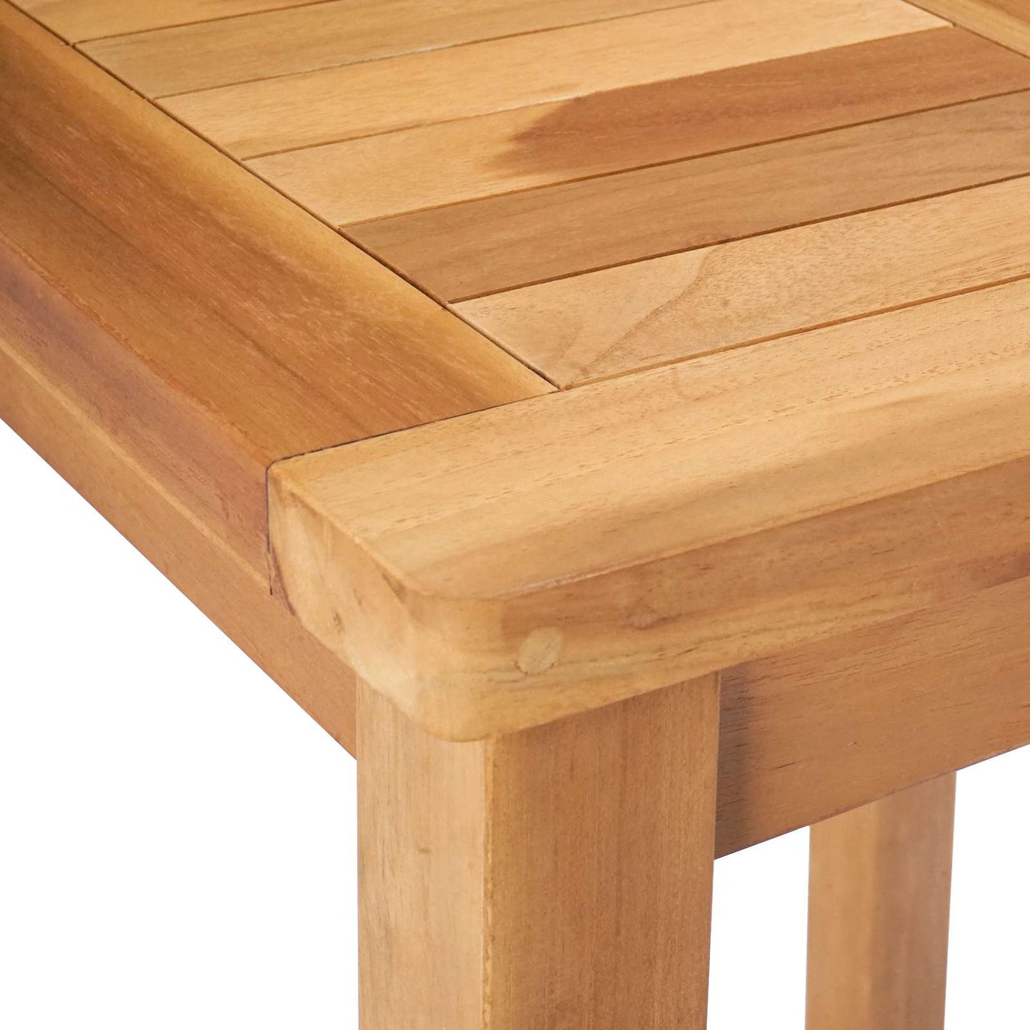 Outdoor Bar Set 3 pcs Untreated Solid Teak Wood